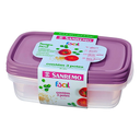 Ver imagem 1 de Conjunto 3 Potes Plástico Rosa Sanremo 1,8l