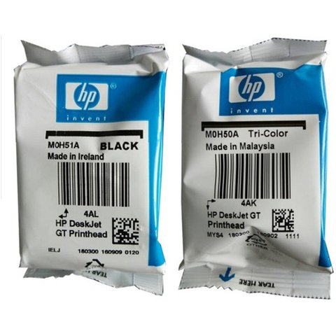 Cabeça de Impressao Hp Moh51 Kit Preta e Color