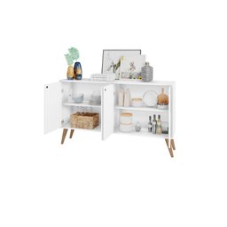 Aparador Buffet 4 Portas Branco Brienza - 3