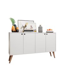 Aparador Buffet 4 Portas Branco Brienza - 2