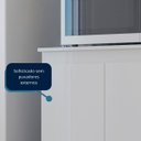 Ver imagem 3 de Balcão de Cozinha para Microondas Forno Fruteira - Mod.3001 Cor:branco
