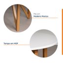 Ver imagem 3 de Mesa de Centro Nina Yescasa Branco 100% MDF