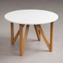 Ver imagem 5 de Mesa de Centro Nina Yescasa Branco 100% MDF