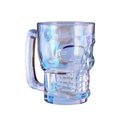 Ver imagem 4 de Caneca Vidro Chopp Caveira Furta-cor 350ml Ref 23026