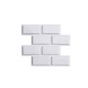 Ver imagem 2 de Kit 10 Placas PVC 3d Revestimento De Parede Decorativa Tijolinho 25 cm