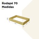 Ver imagem 7 de Cristaleira 2 Portas Vidro Reflecta Rodapé Nesher 70cm 100% MDF