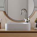 Ver imagem 3 de Cuba de Apoio Retangular para Banheiro Lavabo Cross C01 Ro36w Cinza - Lyam