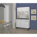 Ver imagem 3 de Kit Cozinha Rose Compacta Itatiaia em Aço 6 Portas 1 Gaveta Branca I3g1-105