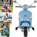 Ver imagem 4 de Moto Scooter Eletrica Infantil Bandeirante Vespa Gts 12v Azul