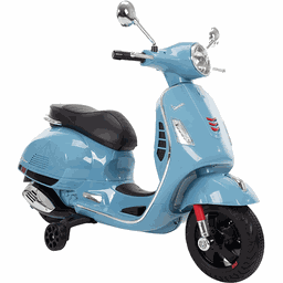 Moto Scooter Eletrica Infantil Bandeirante Vespa Gts 12v Azul - 1