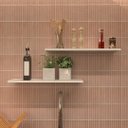 Ver imagem 1 de Par de Prateleiras Suspensa - Branco Mdf- Organizador Cozinha - Rufatto Decorações