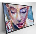 Ver imagem 3 de Quadro Pintura Rosto Feminino Medidas 60x40 Cm Tipo de Impressão Tecido Canvas