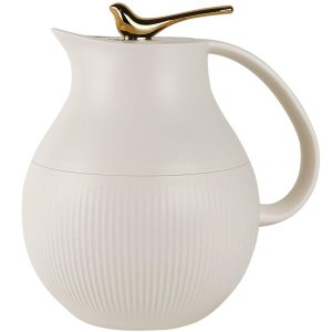 Garrafa Termica Inox Passaro Dourado Branca 1 L Tuut
