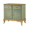 Balcão 2 Portas 2 Gavetas Luiz Xv Verde - Denk Móveis - 2
