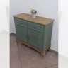 Balcão 2 Portas 2 Gavetas Luiz Xv Verde - Denk Móveis - 1
