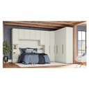 Ver imagem 3 de Quarto Modulado Casal Ambiente 3.2 New Predileto 7 Peças Areia - Henn