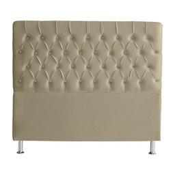 Kit de Quarto Cabeceira de Cama Box e Calçadeira Baú Bella Casal Queen 160 Cm Suede Botão Strass Beg - 3