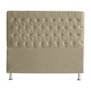 Ver imagem 3 de Kit de Quarto Cabeceira de Cama Box e Calçadeira Baú Bella Casal Queen 160 Cm Suede Botão Strass Beg