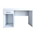 Ver imagem 5 de Mesa Escrivaninha Classic 1 Porta 1 Gaveta Branco - Panorama Móveis