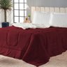 Coberdron Casal Queen Dupla Face Sherpa e Manta Soft Vermelho - 3
