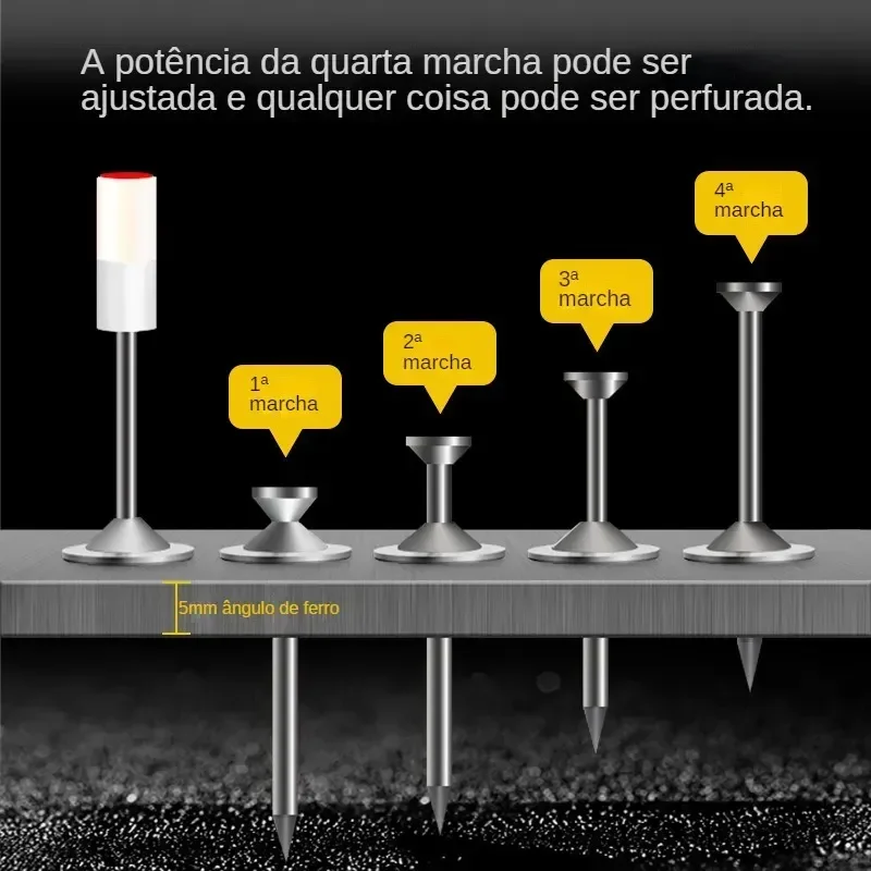 Pistola para Fixação de Rebites e Pregos Portátil Snel Ferramentas - 9