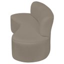 Ver imagem 5 de Sofá Curvo Orgânico Escritório Recepção 3 Lugares Amsterdã 160cm Suede