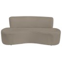 Ver imagem 4 de Sofá Curvo Orgânico Escritório Recepção 3 Lugares Amsterdã 160cm Suede
