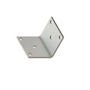 Ver imagem 1 de Cantoneira Chapa L 40 X 40 Mm Com 6 Furos Zinco Branco