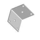 Ver imagem 2 de Cantoneira Chapa L 40 X 40 Mm Com 6 Furos Zinco Branco