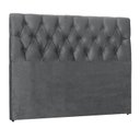 Ver imagem 1 de Cabeceira Cama Box Casal 195cm Elisabeth - Élpis Móveis - Suede Cinza