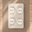 Ver imagem 2 de Mesa de Jantar Retangular 130x80cm MDF/Vidro Jambu CabeCasa MadeiraOriginals Off White/Cinamomo