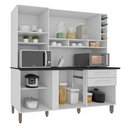 Ver imagem 6 de Cozinha Alexia com Espelho 6 Portas 2 Gavetas Branco Neve