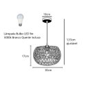 Ver imagem 4 de Pendente Corda Sisal Náutica com LED Branco Quente Bivolt