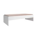 Ver imagem 5 de Quarto Infantil Chiara 2 Guarda Roupa de 2 Portas + Modulo Aéreo + Cama + Auxiliar Branco - Phoenix