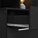 Ver imagem 6 de Escrivaninha com Estante Office NT 2010 2 Gavetas 131,5cm Preto Tx