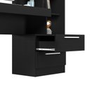 Ver imagem 5 de Escrivaninha com Estante Office NT 2010 2 Gavetas 131,5cm Preto Tx