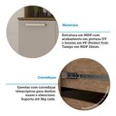 Ver imagem 4 de Cozinha Compacta 130,70cm 5 Portas e 2 Gavetas com Tampo 352 Luciane Móveis