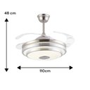 Ver imagem 4 de Ventilador de Teto Retrátil Bivolt Som e Bluetooth