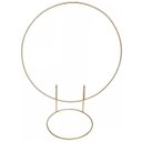 Ver imagem 1 de Arco de Mesa Pé Redondo Dourado Festa Bexiga Mini 50cm Dourado