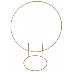 Arco de Mesa Pé Redondo Dourado Festa Bexiga Mini 50cm Dourado