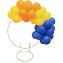 Ver imagem 2 de Arco de Mesa Pé Redondo Dourado Festa Bexiga Mini 50cm Dourado