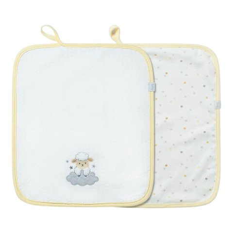 Kit Bebê Little Baby Matelasse 2 Babinhas Boca Amarelo - Hug