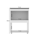 Ver imagem 4 de Balcão para Cooktop Adriana 4 e 5 Bocas MDP 75cm Branco Pintura UV Estrutura Reforçada