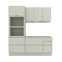 Ver imagem 2 de Cozinha Compacta 3 Peças 100% MDF com Torre Quente 2 Fornos Fineze