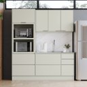 Ver imagem 1 de Cozinha Compacta 3 Peças 100% MDF com Torre Quente 2 Fornos Fineze