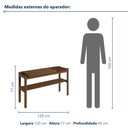 Ver imagem 3 de Aparador Air - Tampo: Laminado - Largura: 120 cm - Cor: Amêndoa - Tecido: sem