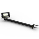 Ver imagem 7 de Suporte Refletor Base Reta Braço 40 Cm Preto