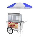 Ver imagem 1 de Carrinho de Pipoca com Guarda Sol e Rodas de Bicicleta Cefaz