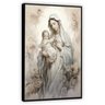 Quadro Decorativo Canvas Moldura Premium Nossa Senhora Jesus Cristo Gg - 5