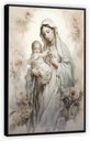 Ver imagem 5 de Quadro Decorativo Canvas Moldura Premium Nossa Senhora Jesus Cristo Gg